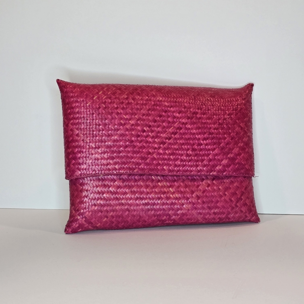 Handmade Straw Clutch